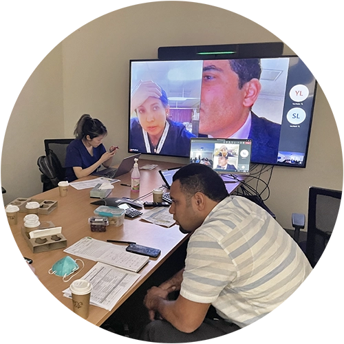 Nina Yhap participation in Northern Hospital meeting